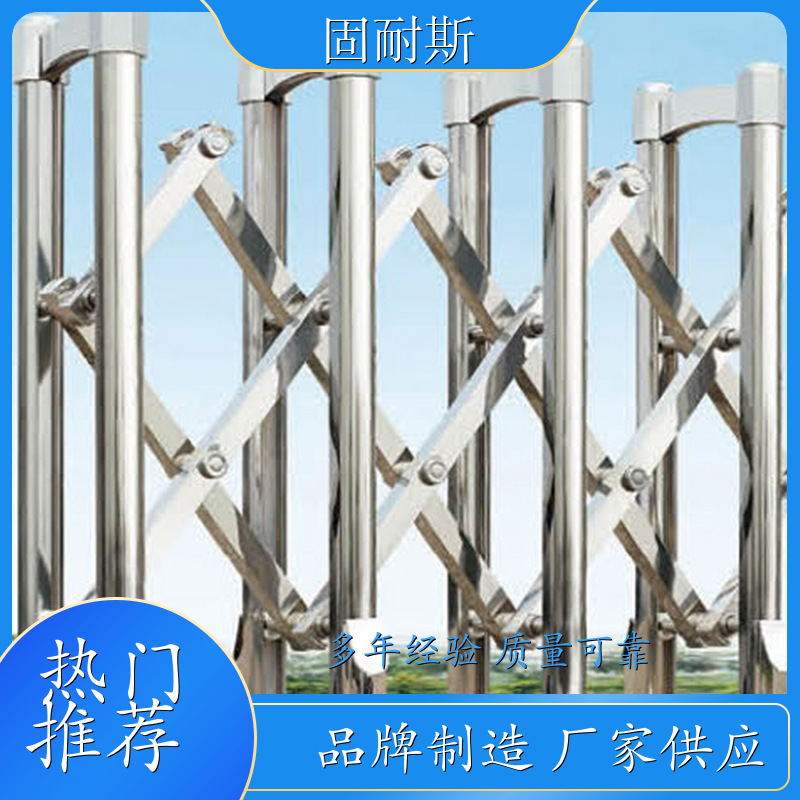 路障移动护栏施工收缩围栏 工业园区智能电动伸缩门 收缩门电动门 款式种类多 供应