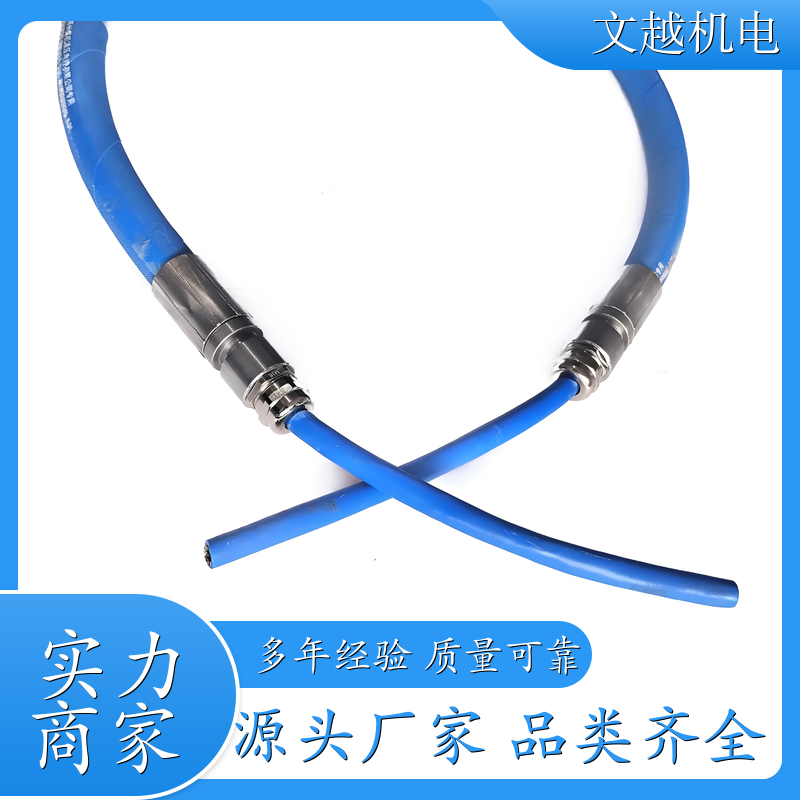 B12.5紧固型铜头连接器 压力传感器钢丝编织护套连接器 警示器 价格