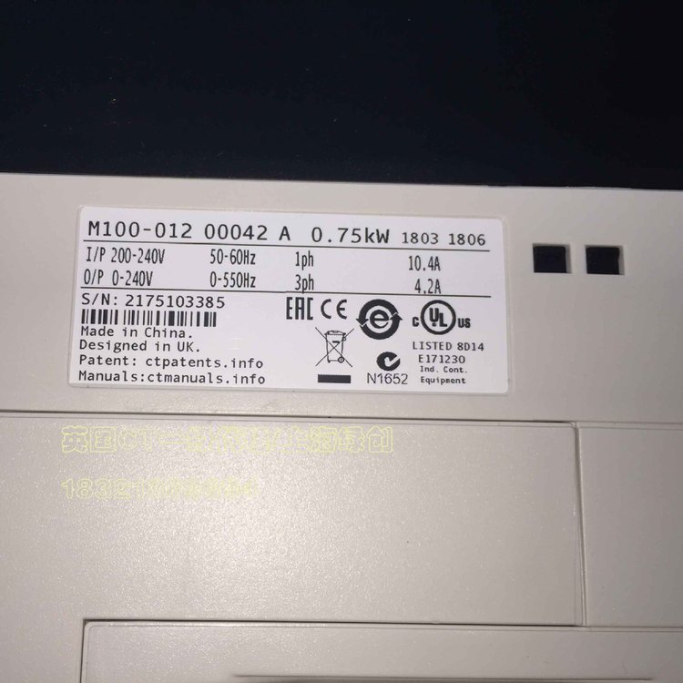 M100-03200100A10100AB100尼得科CT升级C200