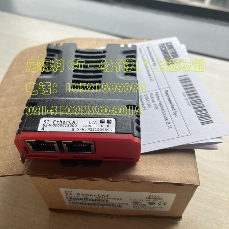 尼得科CT通讯卡SI-EtherCAT选件适配M600-3500025A
