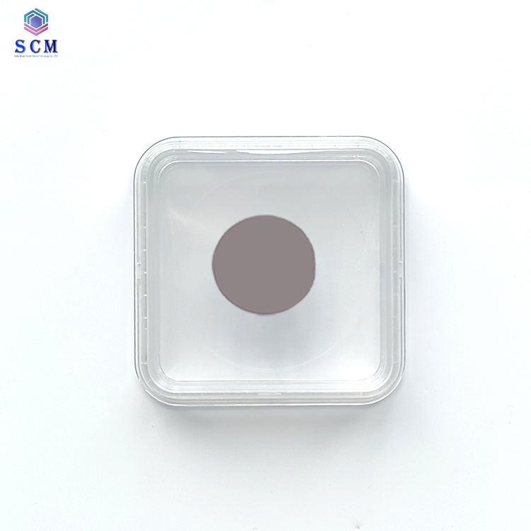 AlN单晶衬底氮化铝晶体 直径15mm 应用UVC-LED芯片 紫外探测器等