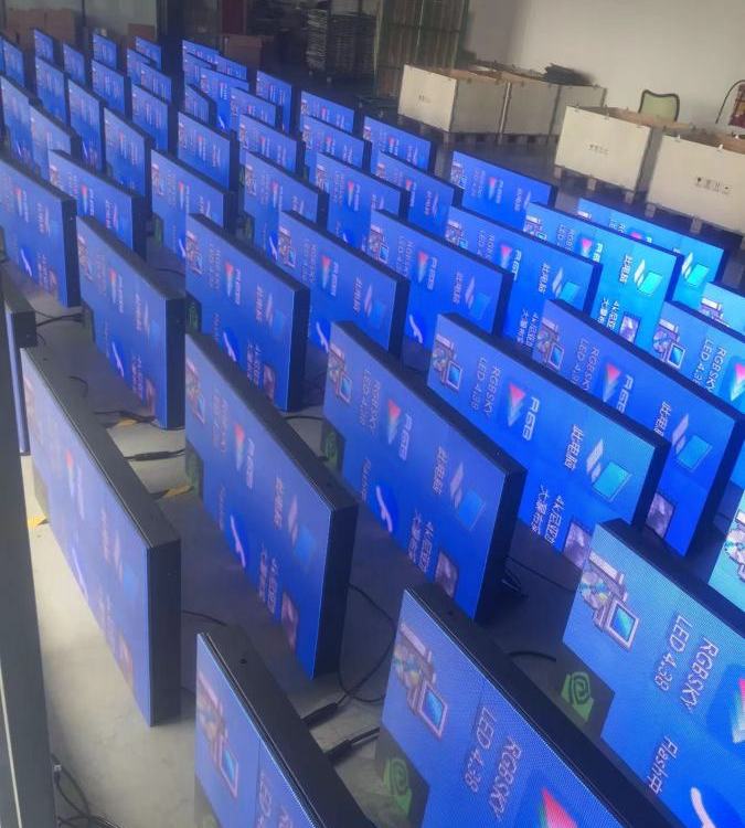 酒吧KTV会议室异形液晶拼接屏 组合显示器监控大屏幕