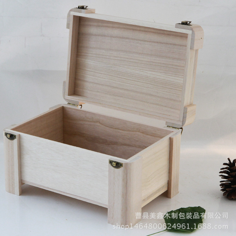 收纳箱木质大号 创意儿童玩具收纳储物箱 桌面杂物整理箱厂家批发