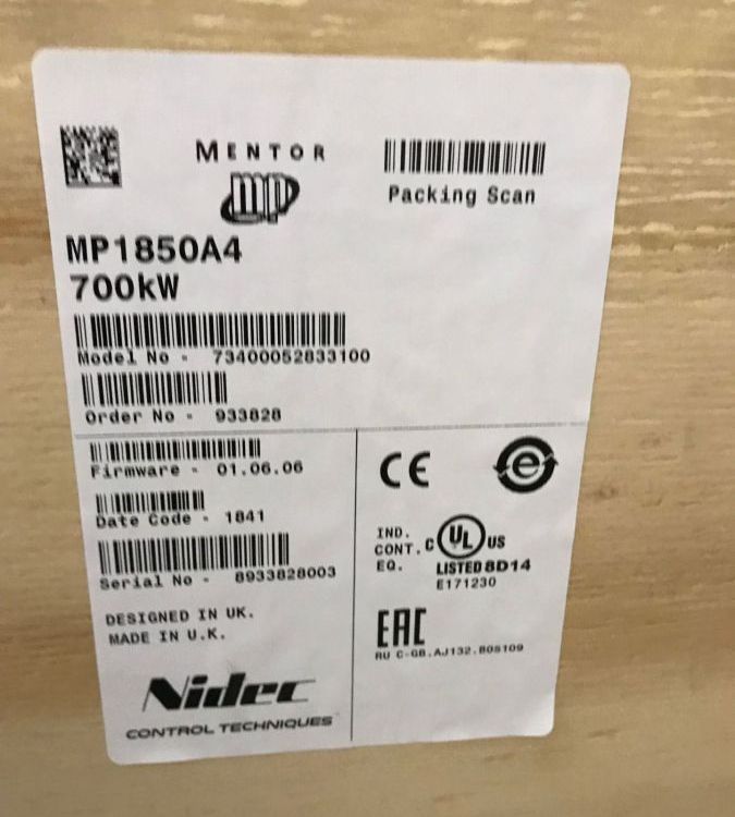 M1850GB14艾默生CT直流调速器Mentor II系列升级MP1850A4R水泥窑
