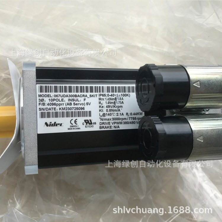 捷佳创设备用尼得科CT伺服电机067UDA300BACRA 067UDA300BAECA