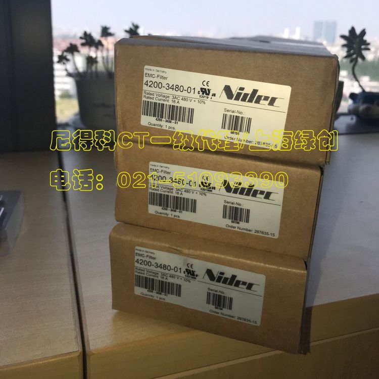尼得科CT一级代理原装进口滤波器4200-3480-01适配M702-03400045A