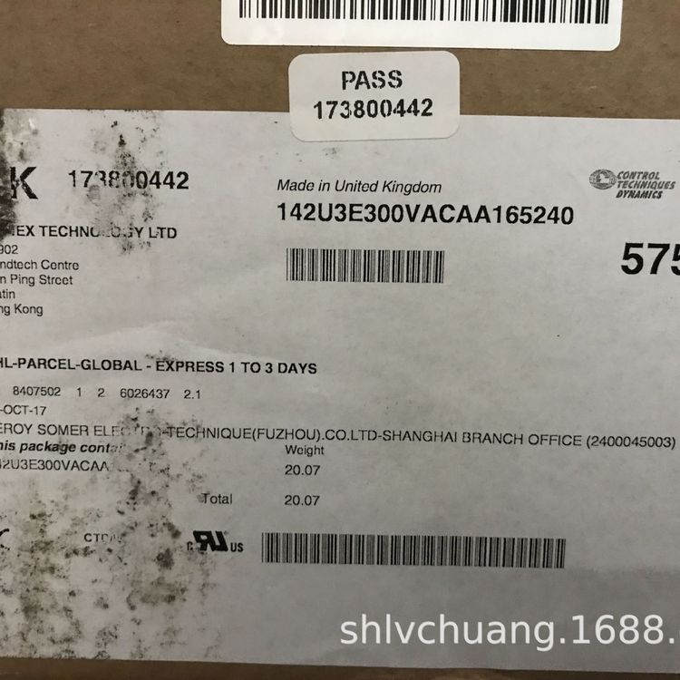 尼得科CT无刷交流伺服电机075U2C301BBCAA075140
