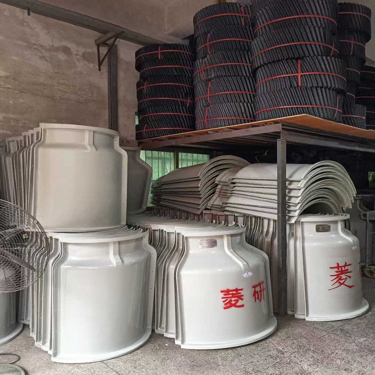 350T圆形冷却塔 工业塔 外贸冷水塔 低噪音低耗能  菱研机电
