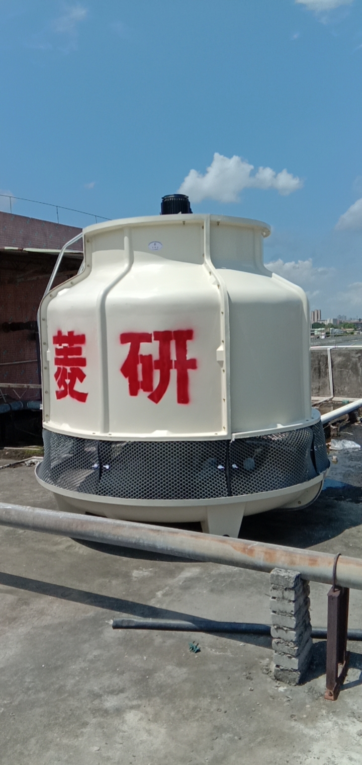400T圆形冷却塔 冷水塔 黄色水塔 低噪音低耗能  菱研机电