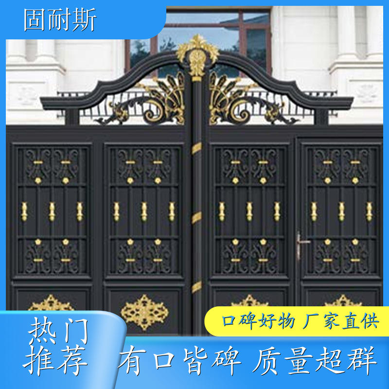 庭院别墅铝艺大门 院子单开侧门小门 现代别墅电动大门