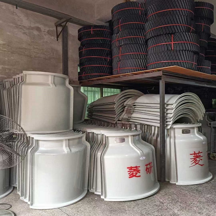 60T圆形冷却塔 工业塔 灰色水塔 低噪音低耗能  厂家批售