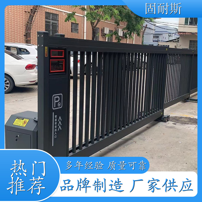 工厂别墅折叠大门 电动门伸缩门 铝合金厂房大门 遥控操作性能稳定 厂家