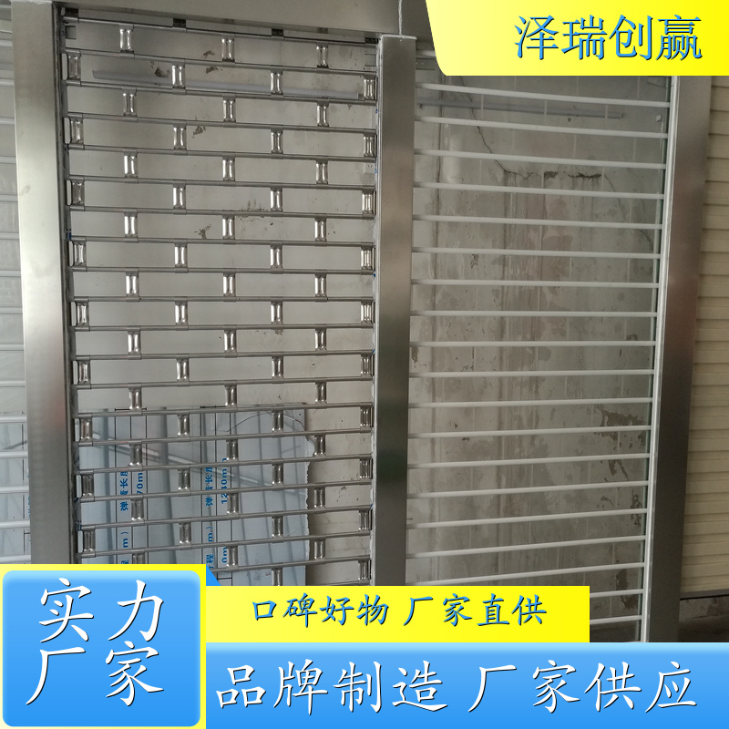 浙江 彩钢 侧卷弧形卷闸门 抗冲击耐磨耐压 高强度不易变形 订做