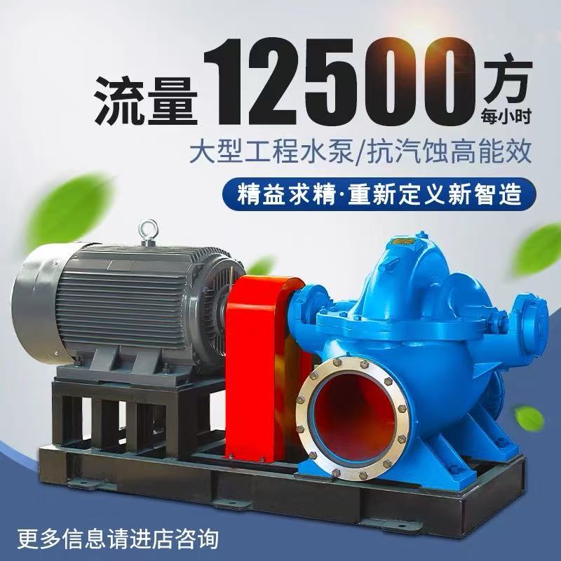 双吸离心泵 中开双吸泵 单级双吸泵 