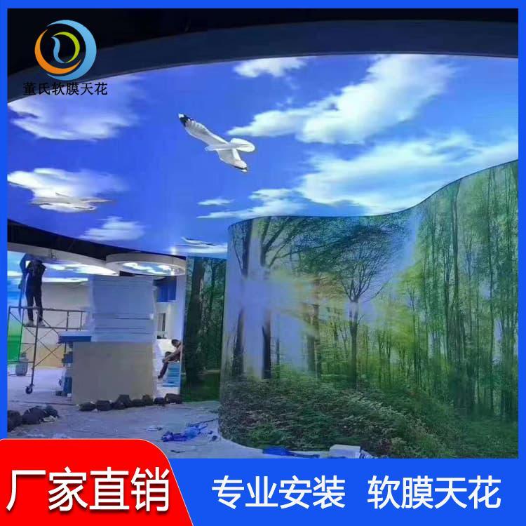 会议室软膜天花吊顶 耐潮酒吧软膜天花吊顶 酒吧软膜天花吊顶强度高