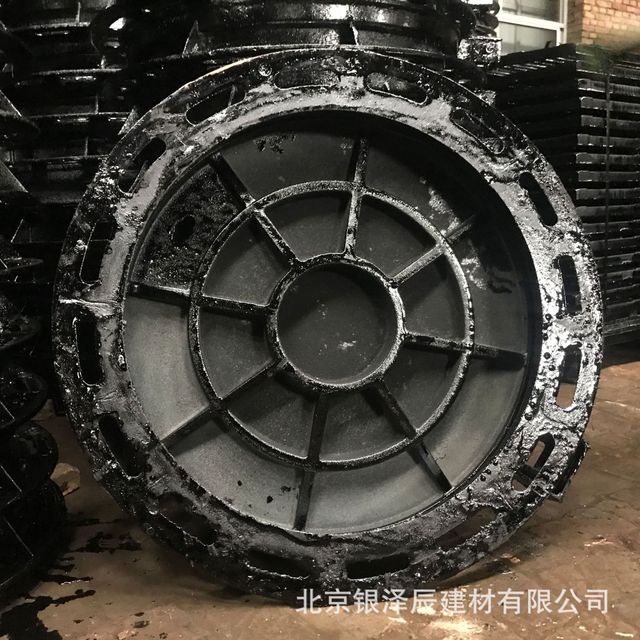 批发 球磨铸铁井盖 圆形井盖  下水道雨污水沟盖板