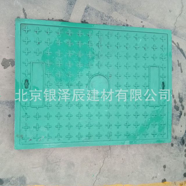 银泽辰厂家批发 700mm新型复合井盖树脂雨水井盖 称重40吨