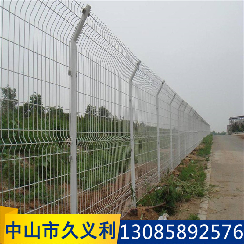 护栏网直销浸塑双边丝护栏网 光伏圈地护栏网 园林绿化护栏网
