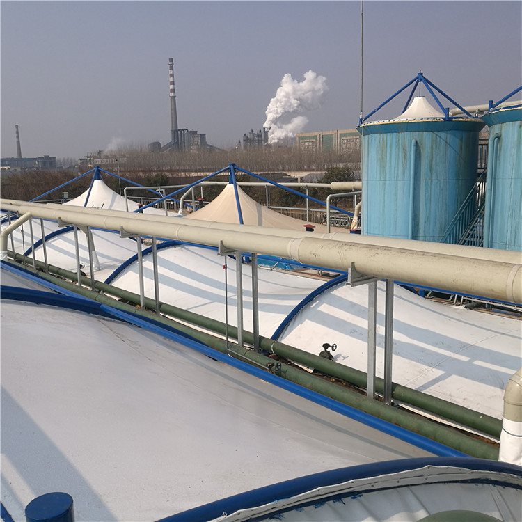 污水池 沼气池 排污池 废水池 专用加盖膜 膜结构加盖厂家安装