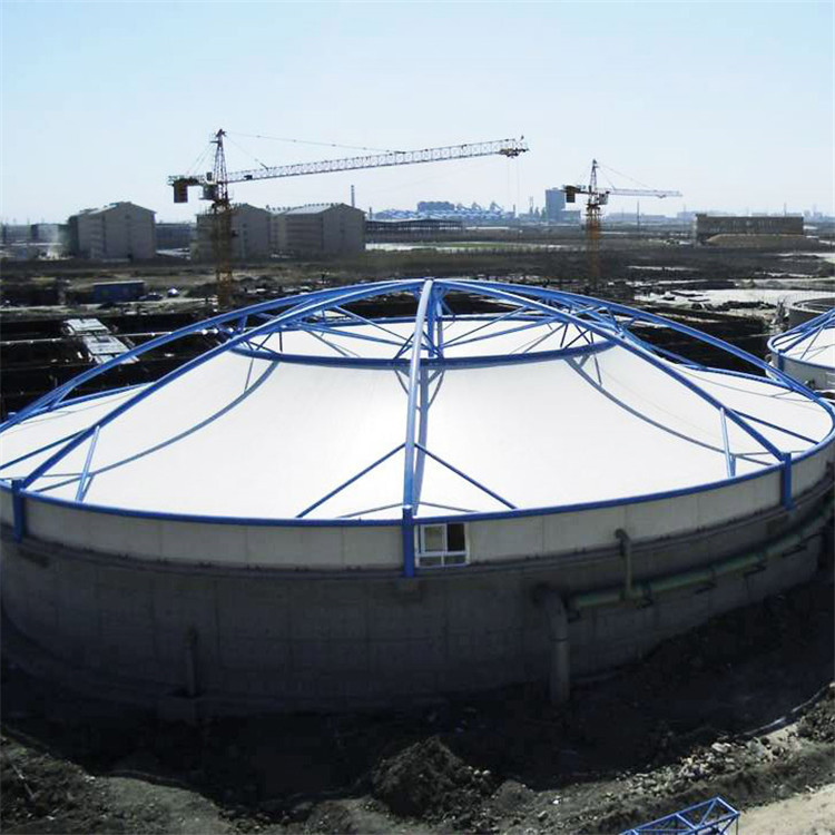 厂家热销膜结构加盖 污水池盖板 污水池除臭加盖罩棚 加工定制安装