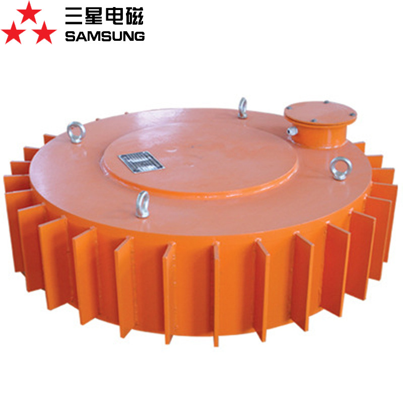 临朐强磁除铁器 悬挂式永磁除铁器 干式永磁除铁器圆盘除铁机厂家