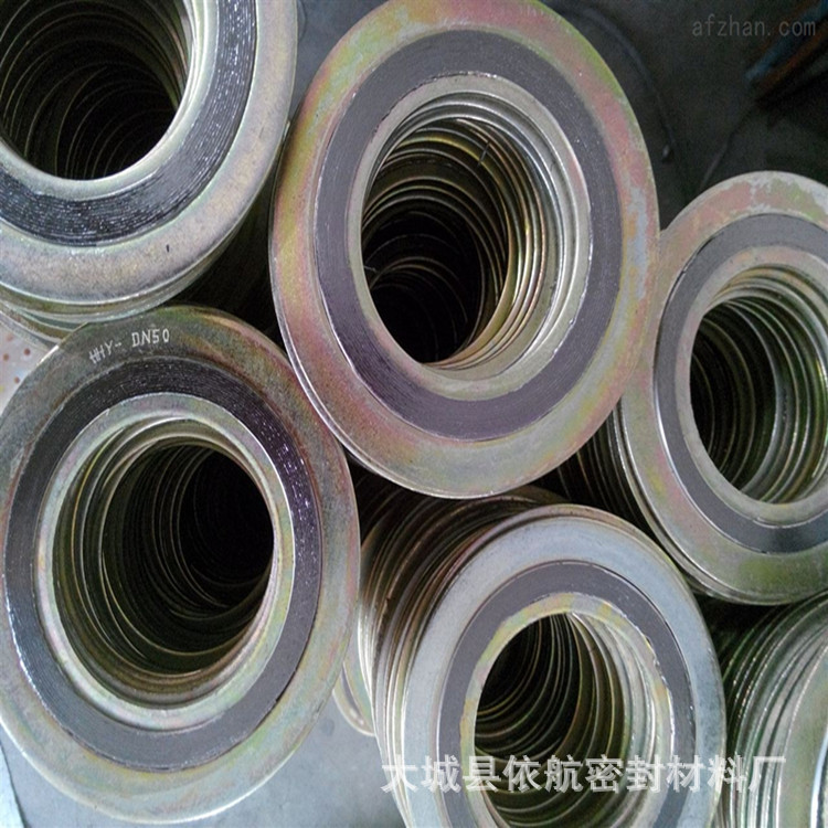 金属缠绕垫_不锈钢缠绕垫片_法兰密封垫_DN50石墨缠绕垫