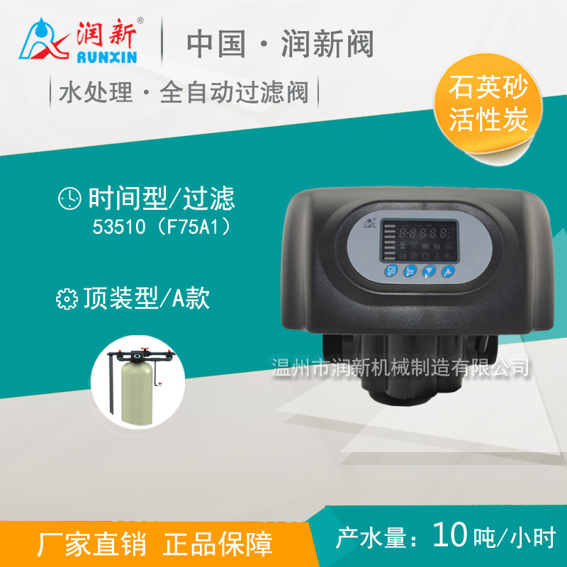 润新全自动反冲洗过滤阀 地下水多功能控制阀头53510 N75A