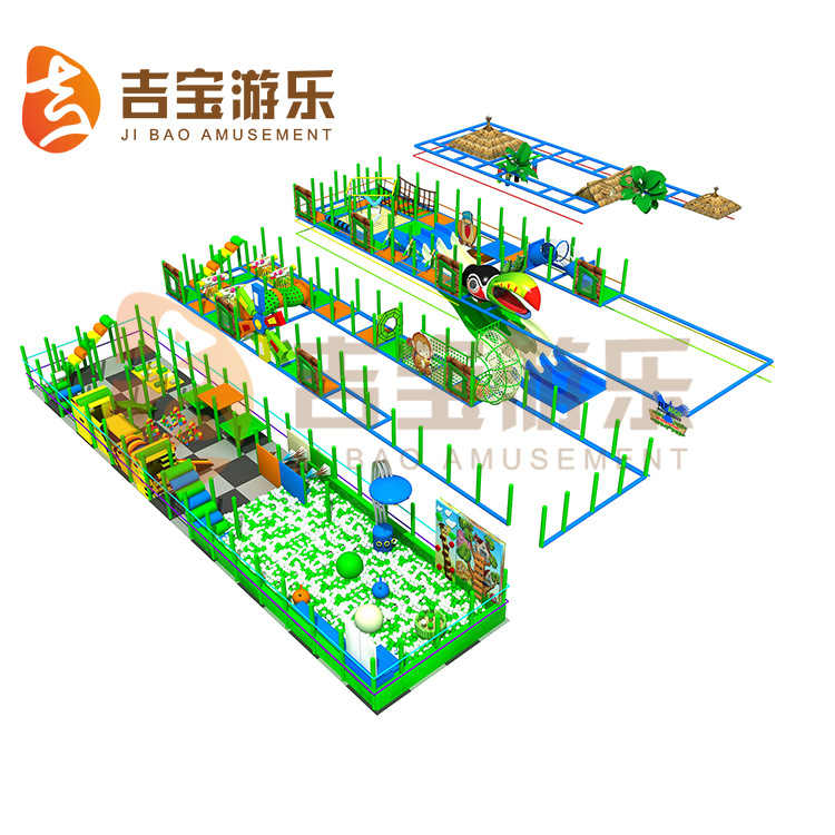 淘气堡室内儿童乐园 户外大型儿童蹦床商场闯关儿童滑滑梯游乐设施厂家定制