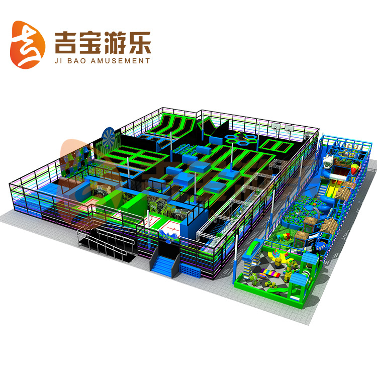 户外大型蹦床游乐公园网面跳跳床 儿童组合酷跑蹦床乐园定制批发