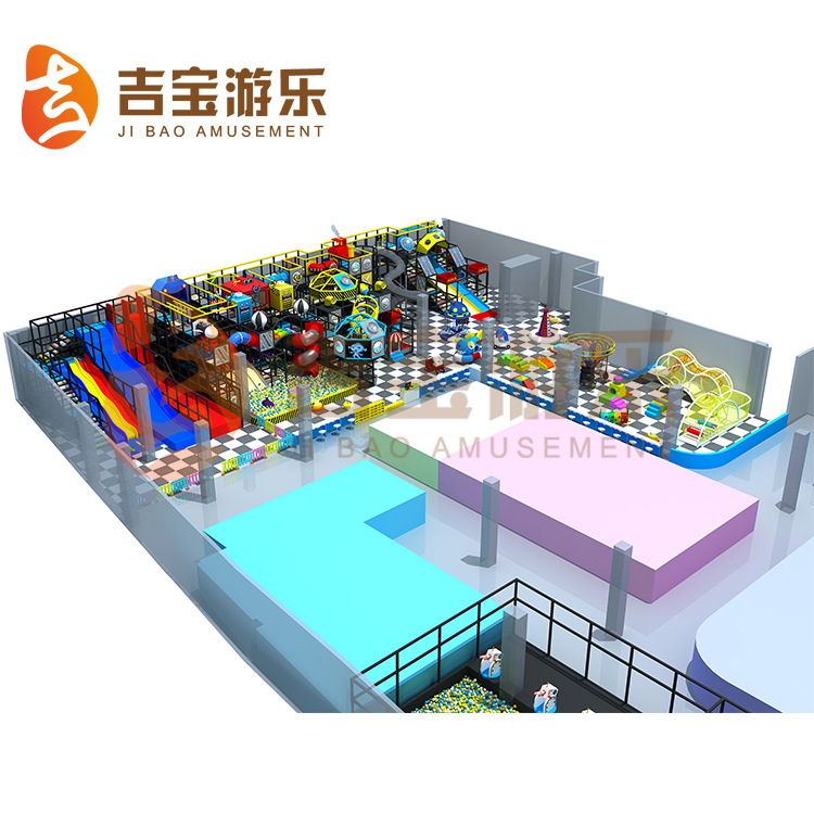 厂家直销室内大小型淘气堡儿童乐园 多风格主题淘气堡乐园定制