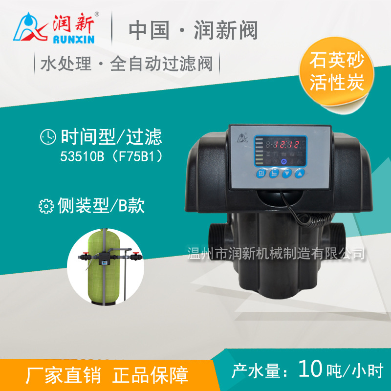 润新控制阀头 10T水处理设备全自动多功能控制阀 53510B F75B1