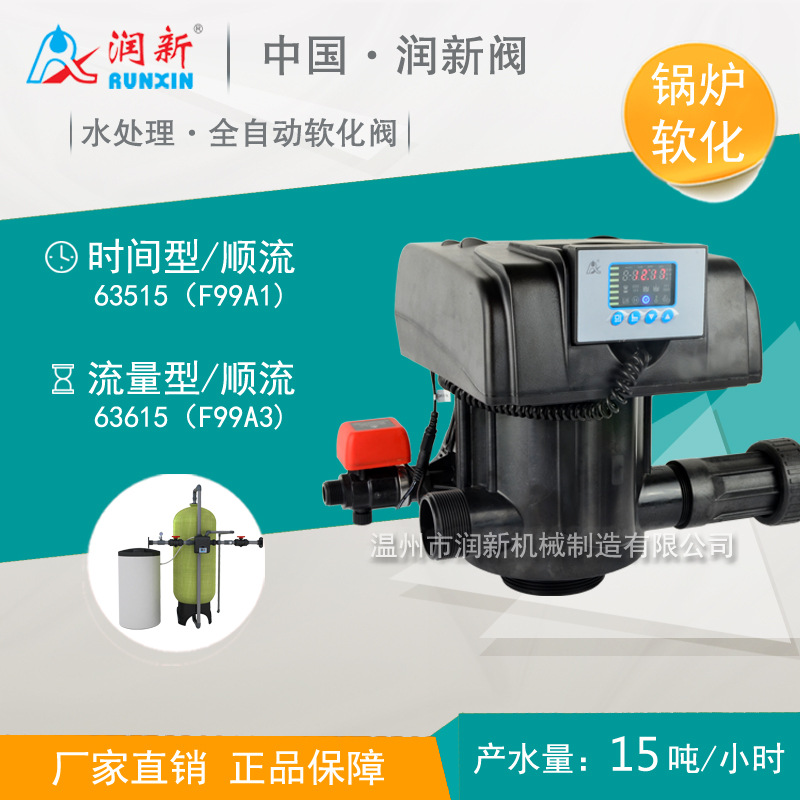 润新软化阀 锅炉给水反渗透预处理多路阀15T侧装 63615 F99A1/A3
