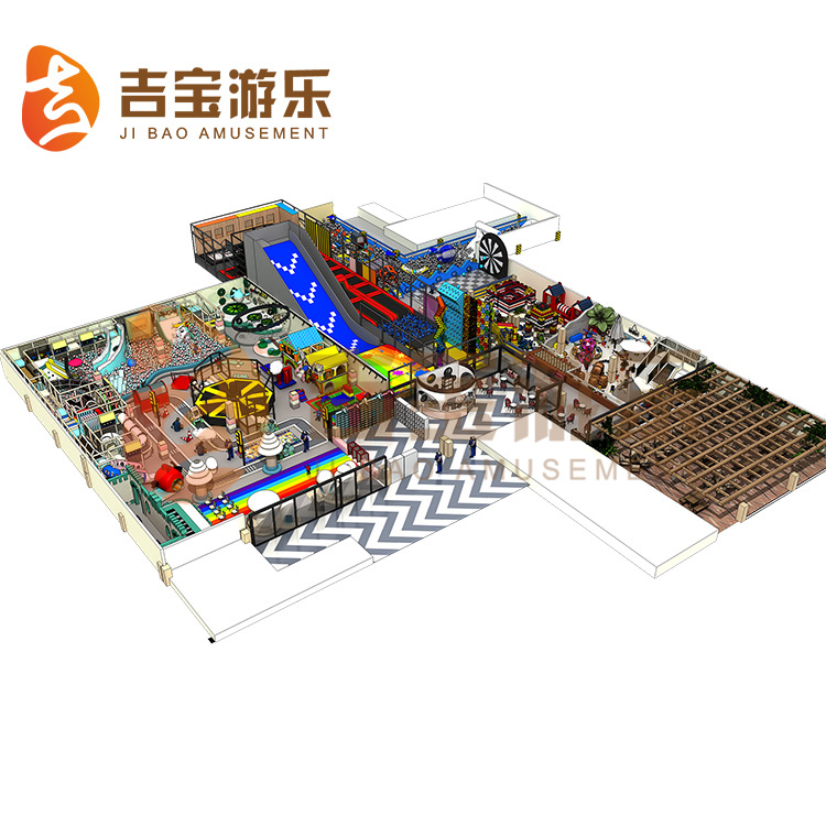 淘气堡儿童乐园室内设备游乐场设施闯关拓展厂家定制儿童乐园