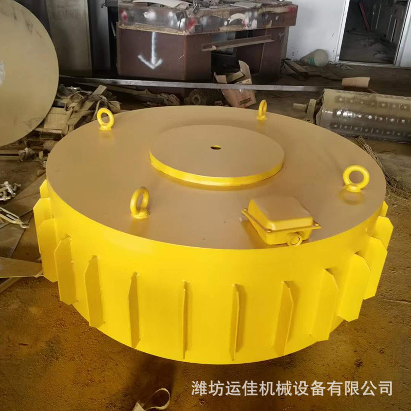 厂家定制悬挂式电磁除铁器 干式强磁厂RCDB系列自卸式除铁器