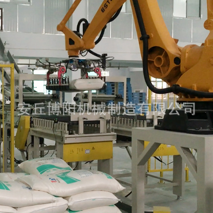PE颗粒智能码垛机 PVC粉末自动码垛机 塑料原料堆垛码垛 供应