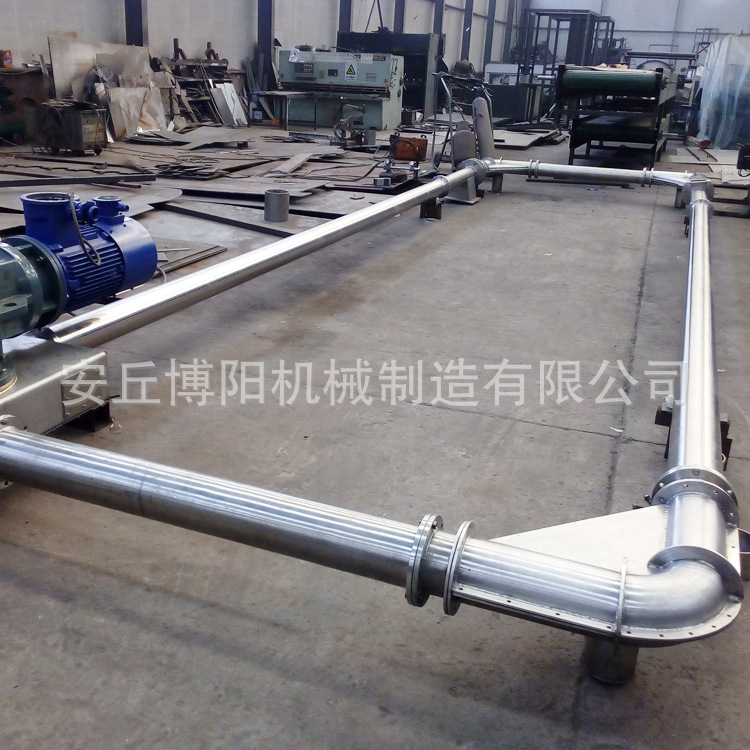 碳化硅管链输送机 管链式输送机 无尘管链提升机价格