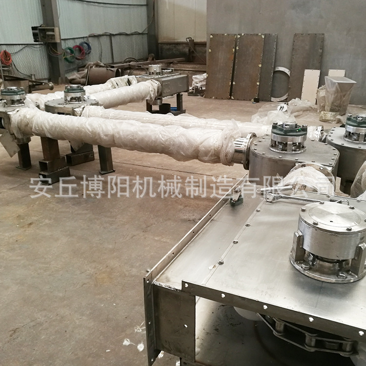 耐火材料专用管链输送机 304不锈钢管链式输送机 耐腐蚀耐高温