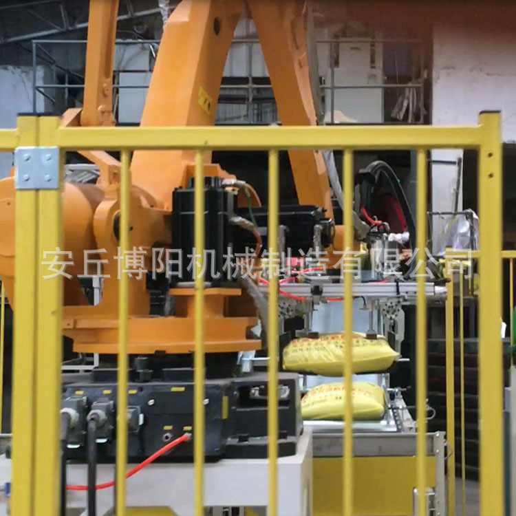 重晶石粉自动码垛机，金属铝粉码垛机器人，氧化锆粉码垛机厂家可