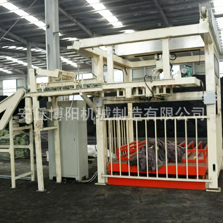 石英砂自动码垛机，彩砂颗粒码垛机器人，锆英砂包装码垛机，厂家
