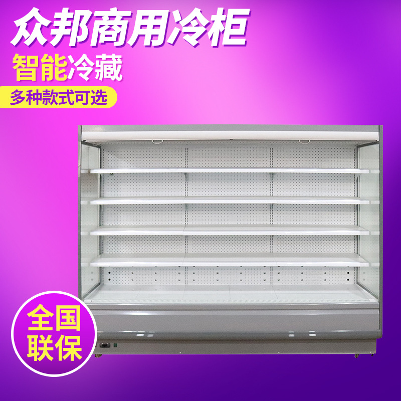 大型陈列饮料冷藏展示柜 水果蔬菜酸奶保鲜柜