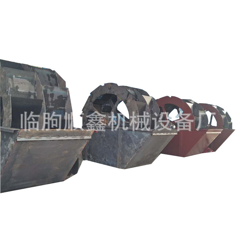轮式洗砂机生产线 大型水洗沙机 水轮自动矿山洗沙设备沙机设备