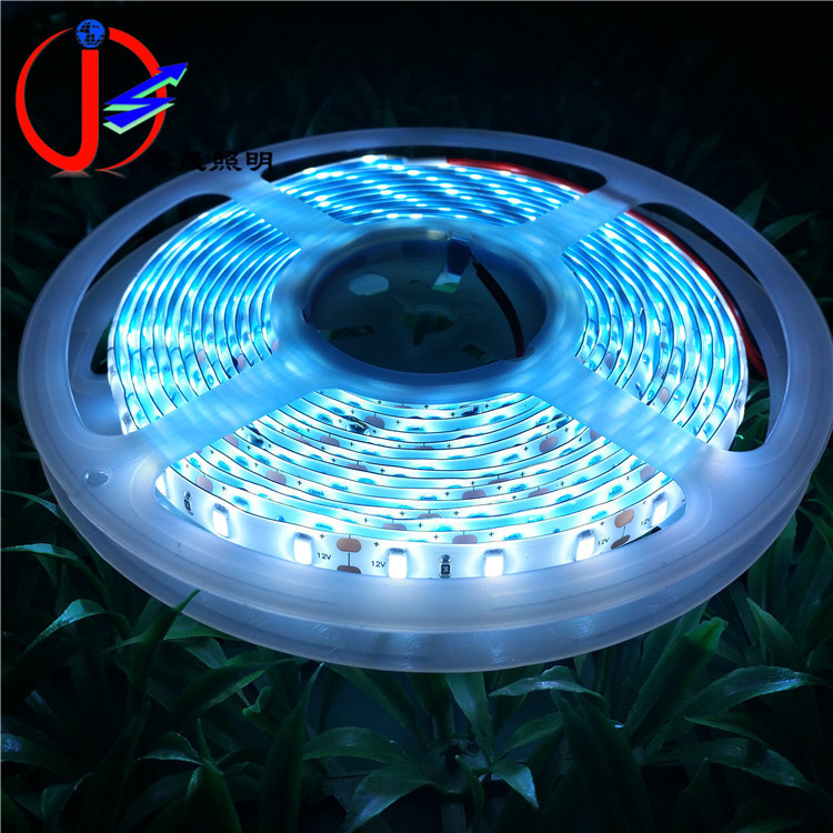 低压12V灯带 高亮防水白色贴片滴胶 LED5730灯条可定制