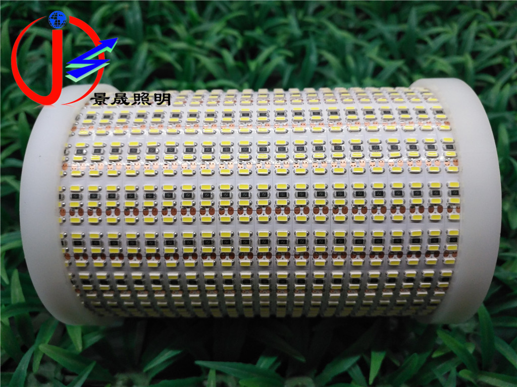 厂家直销12V5MM宽240灯3014LED灯带高亮导光板亚克力展架用软灯带