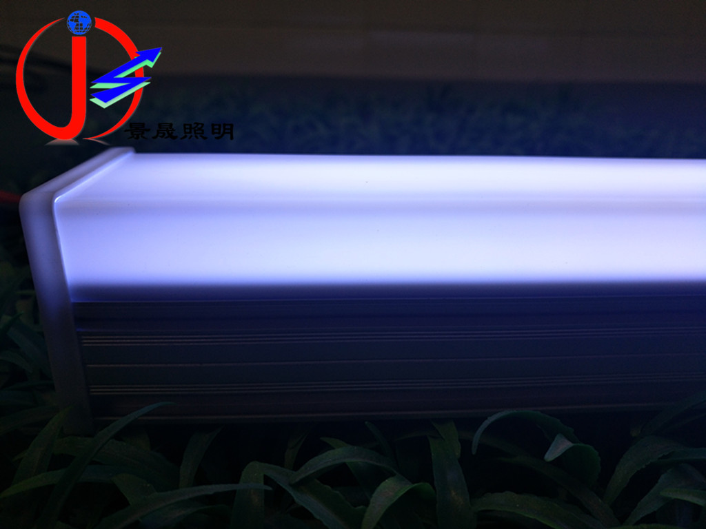 户外工程桥梁led方形护栏管50*45吊柜LED线条灯 24VLED防水硬灯条