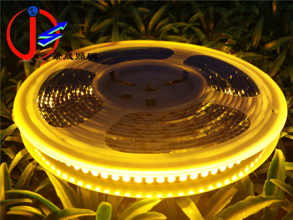 单排3528 240灯/m12V照明LED灯带 高亮低温3528LED灯带灯条2000K