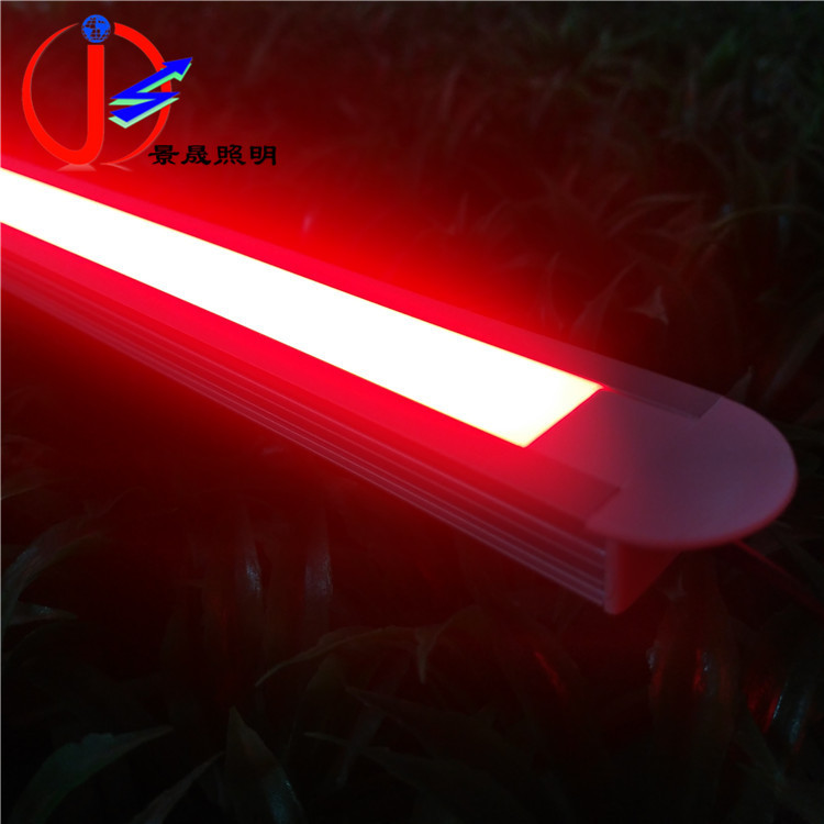LED线条灯 红色高亮无暗区12VLED硬灯条 展柜墙壁地面暗装LED灯带