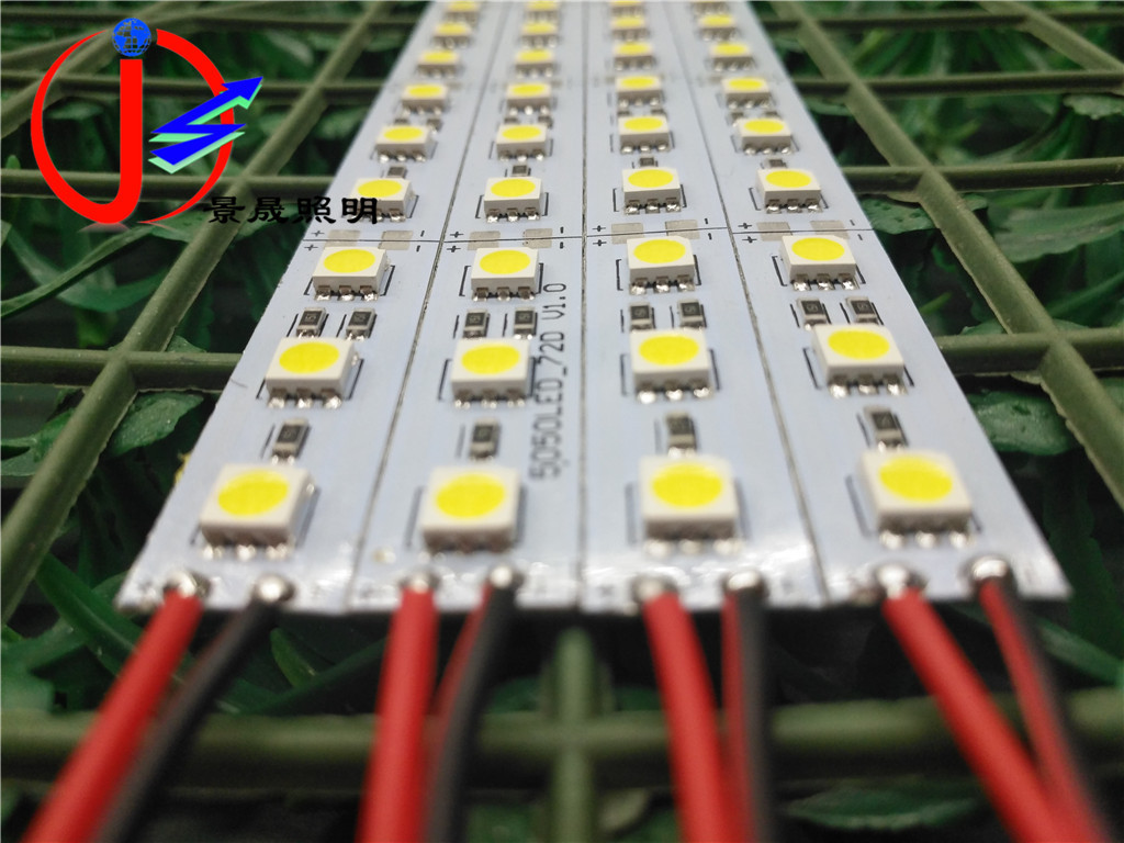 厂家直销DC12V/24V 72灯/m5050LED硬灯条  超高亮LED硬灯条5050