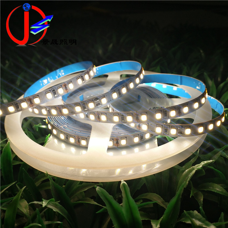 led灯带2835贴片120珠低压12V装饰暗槽展柜异形物体鋁槽灯带4000K