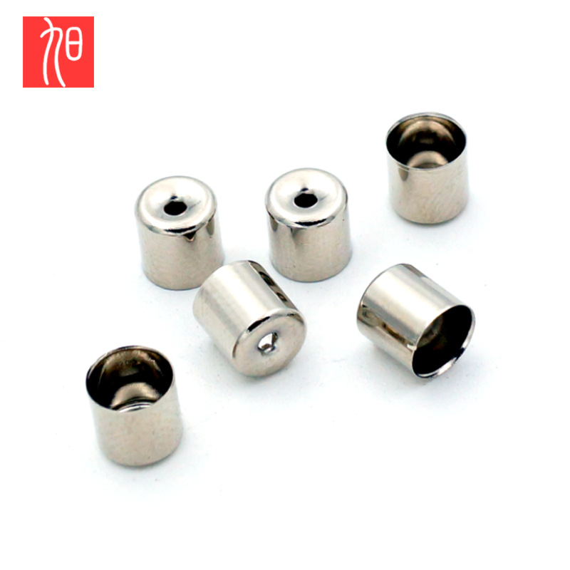 厂家批发 五金冲压件5.16x5.25x1.15凹孔帽 LED灯帽铆铜线专用