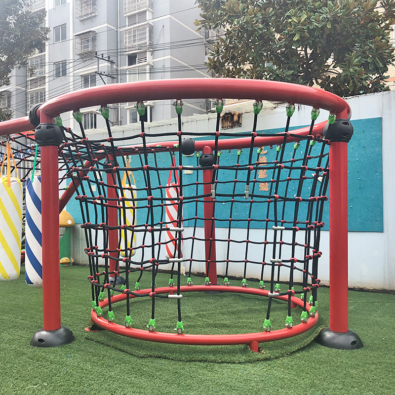 大型户外爬网钻洞组合儿童游乐场室外拓展体能训练设备厂家定制